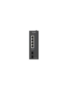 D-Link 6-Port Gigabit Industrial PoE+ Unmanaged Switch with 2 x SFP Ports