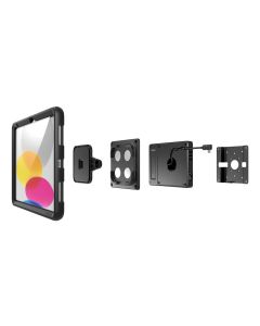 Compulocks Universal Tablet Magnetic Wall Mount Plus Hub Black