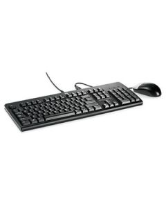HPE USB and Mouse, PVC Free, Intl keyboard Mouse included Office QWERTY Black
