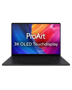 ASUS ProArt P16 H7606WP-RJ090W Copilot+ PC AMD Ryzen AI 9 HX 370 Laptop 40.6 cm (16") Touchscreen WQXGA+ 32 GB LPDDR5x-SDRAM 2 TB SSD NVIDIA GeForce RTX 5070 Wi-Fi 7 (802.11be) Windows 11 Home German Black