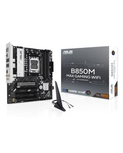 ASUS B850M MAX GAMING WIFI AMD B850 Socket AM5 micro ATX
