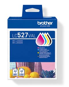 Brother Genuine LC527VAL Ink Cartridge Value Pack