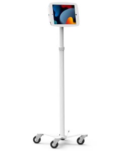 Compulocks iPad 10.9" 10th Gen Space Enclosure Medical Rolling Cart White