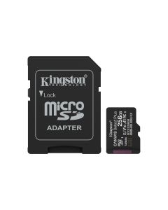 Kingston Technology 256GB microSDXC Canvas Select Plus Gen3 150MB/s A1 Card + Adapter