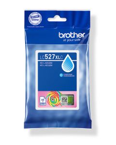 Brother Genuine LC527XLC High Yield Ink Cartridge - Cyan