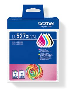 Brother Genuine LC527XLVAL Ink Cartridge Value Pack