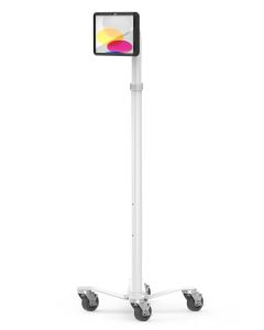 Compulocks iPad 10.9" 10th Gen PowerMove Medical Rolling Cart Black