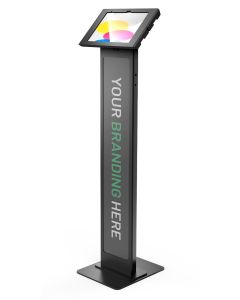 Compulocks iPad 10th-11th (A16) Gen, Apex Enclosure Brandable Floor Stand - Black
