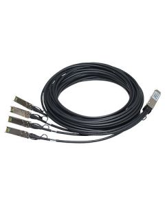 HPE Networking Comware X240 40G QSFP+ to 4x10G SFP+ 3m Direct Attach Copper Splitter Cable