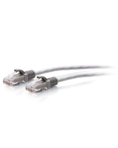 C2G 2.7m Cat6a Snagless Unshielded (UTP) Slim Ethernet Patch Cable - Grey