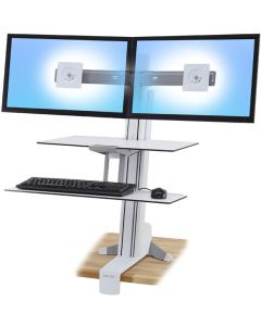 Ergotron WorkFit-S White PC Multimedia stand