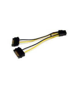 StarTech.com 6in SATA Power to 6 Pin PCI Express Video Card Power Cable Adapter