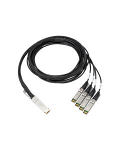 HPE 100GB QSFP28 3m InfiniBand/fibre optic cable QSFP+ 4x QSFP+ Aluminium, Black
