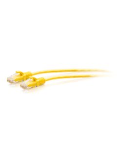 C2G 0.9m Cat6a Snagless Unshielded (UTP) Slim Ethernet Patch Cable - Yellow