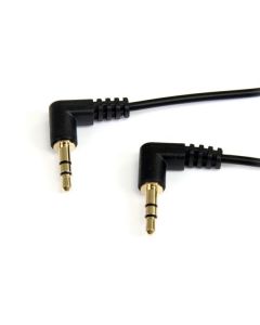 StarTech.com 3 ft Slim 3.5mm Right Angle Stereo Audio Cable - M/M