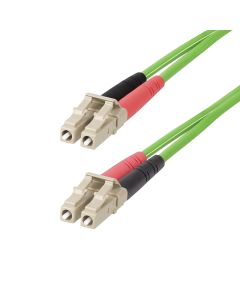 StarTech.com 5m (16.4ft) LC to LC (UPC) OM5 Multimode Fiber Optic Cable, 50/125µm Duplex LOMMF Zipcord, VCSEL, 40G/100G, LSZH Fiber Jumper Cord