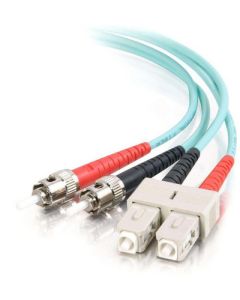 C2G 85522 InfiniBand/fibre optic cable 1 m SC ST OFNR Turquoise