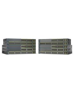 Cisco Catalyst C2960+48PSTS, Refurbished Managed L2 Fast Ethernet (10/100) Power over Ethernet (PoE) 1U Black