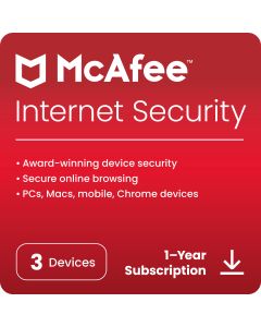 McAfee Internet Security 3 Device 1 Year
