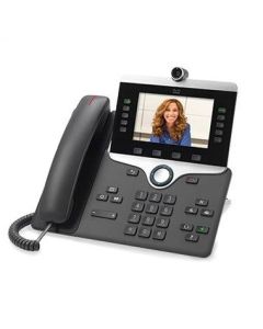 Cisco 8865, Refurbished IP phone Charcoal 5 lines Wi-Fi
