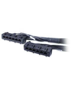 APC 60ft Cat6 UTP, 6x RJ-45 - 6x RJ-45 networking cable Black 18.29 m U/UTP (UTP)