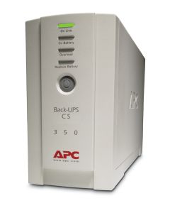 APC Back-UPS, 350VA/210W, Tower, 230V, 4x IEC C13 Outlets , User Replaceable Battery