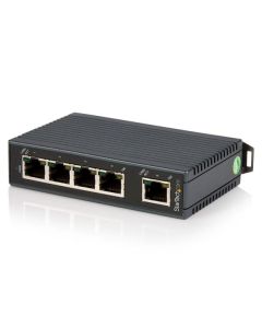StarTech.com 5-port industrial Ethernet switch - DIN rail mountable