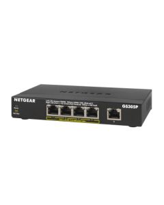 NETGEAR GS305Pv2 Unmanaged Gigabit Ethernet (10/100/1000) Power over Ethernet (PoE) Black