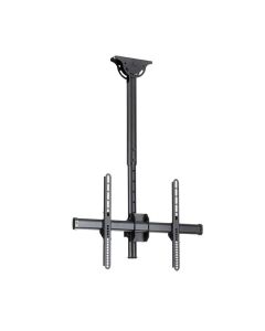 StarTech.com TV Ceiling Mount - Full-Motion Universal Hanging Single Screen Mount with Adjustable Telescopic Short Pole - Tilt / Swivel - VESA Bracket for 32”-75" Displays