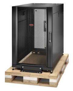 APC NetShelter SX, Server Rack Enclosure, 18U, Shock Packaging, Black, 925H x 600W x 1070D mm