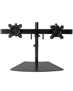 StarTech.com Dual-Monitor Stand - Horizontal - Black