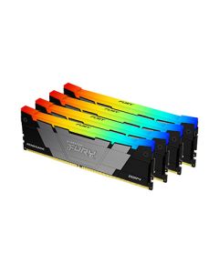Kingston Technology FURY 32GB 3600MT/s DDR4 CL16 DIMM (Kit of 4) Renegade RGB
