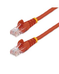 StarTech.com Cat5e Patch Cable with Snagless RJ45 Connectors - 1m, Red