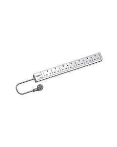 APC NSYAPU19UK7 power distribution unit (PDU) 7 AC outlet(s) 1U Aluminium