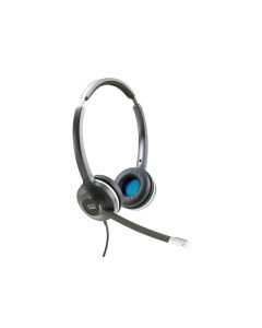 Cisco Headset 532, Wired Dual On-Ear Quick Disconnect Headset with USB-A Adapter, Charcoal, 2-Year Limited Liability Warranty (CP-HS-W-532-USBA=)