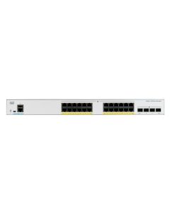 Cisco Catalyst 1000-24T-4X-L Network Switch, 24 Gigabit Ethernet (GbE) Ports, four 10 G SFP+ Uplink Ports, Fanless Operation, Enhanced Limited Lifetime Warranty (C1000-24T-4X-L)