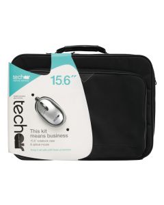 Techair TABUN29Mv4 14-15.6" Classic Laptop Bag and Mouse
