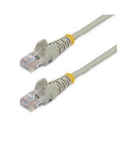 StarTech.com Cat5e Patch Cable with Snagless RJ45 Connectors - 15m, Gray