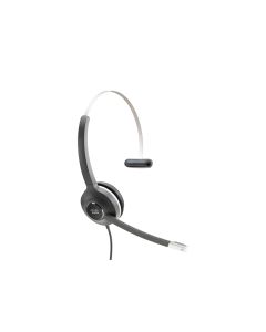 Cisco Headset 531, Wired Single On-Ear Quick Disconnect with USB-C Adapter, Charcoal, 2-Year Limited Liability Warranty (CP-HS-W-531-USBC)