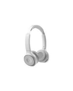 Cisco Headset 730, Wireless Dual On-Ear Bluetooth Headset with Case, USB-A HD Bluetooth Adapter, USB-A and 3.5 mm Cables, Platinum, 1-Year Limited Liability Warranty (HS-WL-730-BUNA-P)