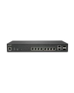 SonicWall SWS12-10FPOE Managed L2 Gigabit Ethernet (10/100/1000) Power over Ethernet (PoE) Black
