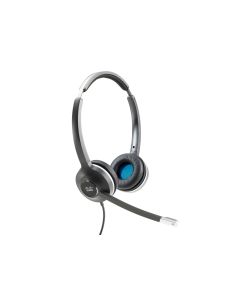 Cisco Headset 532, Wired Dual On-Ear Quick Disconnect Headset with USB-C Adapter, Charcoal, 2-Year Limited Liability Warranty (CP-HS-W-532-USBC)