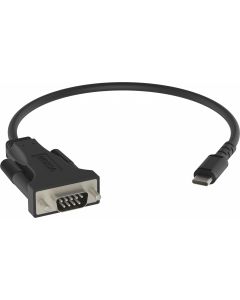 Vision TC-USBCSER/BL serial cable Black RS-232 USB-C