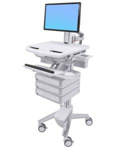 Ergotron StyleView Grey, White Flat panel Multimedia cart