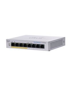 Cisco Business CBS110-8PP-D Unmanaged Switch | 8 Port GE | Partial PoE | Desktop | Ext PS | Limited Lifetime Protection (CBS110-8PP-D)