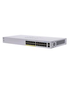 Cisco Business CBS110-24PP-D Unmanaged Switch | 24 Port GE | Partial PoE | 2x1G SFP Shared | Limited Lifetime Protection (CBS110-24PP-D)