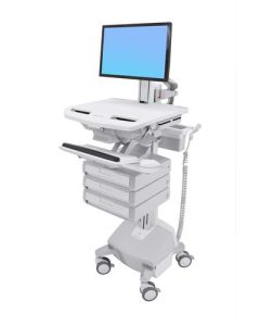 Ergotron StyleView White Flat panel Multimedia cart