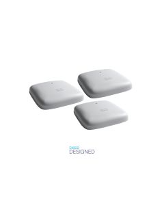 Cisco Business 240AC 802.11ac 4x4 Wave 2 Access Point 2 GbE Ports - Ceiling Mount - 3 Pack Bundle, Limited Lifetime Protection (3-CBW240AC-E)
