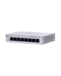 Cisco Business CBS110-8T-D Unmanaged Switch | 8 Port GE | Desktop | Ext PS | Limited Lifetime Protection (CBS110-8T-D)