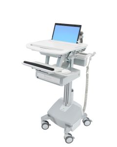 Ergotron StyleView Aluminium, Grey, White Laptop Multimedia cart